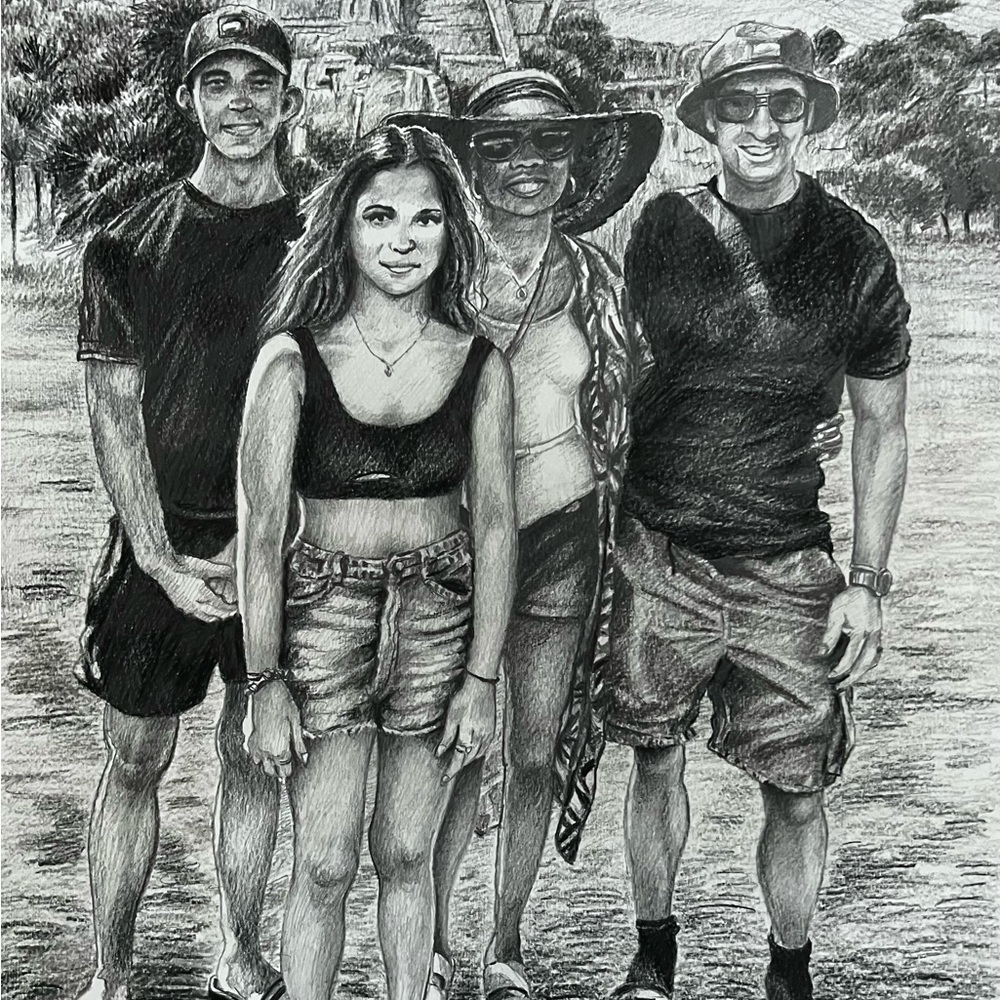 Portrait painter, I’m professional portrait artist, I paint and draw